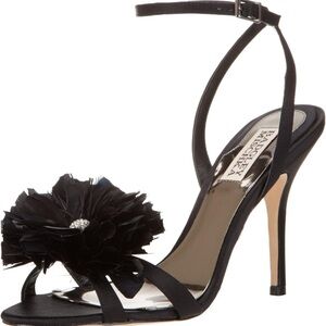 Badgley Mischka Women's Karol Dress Sandal,Black, 9